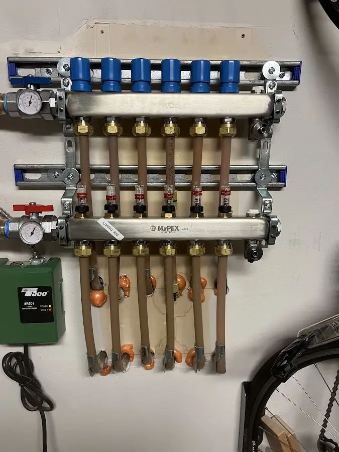 Plumber performing Gas Leak Detection at a residential property in Moultrie